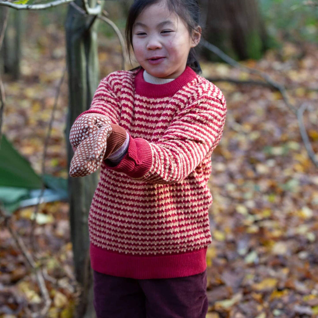 Juniper Striped Snuggly Knitted Jumper