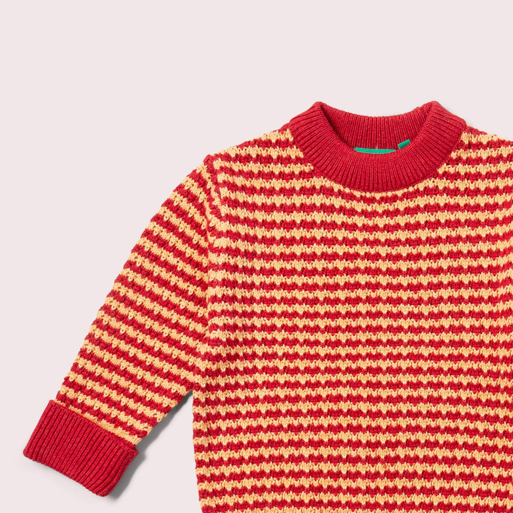 Juniper Striped Snuggly Knitted Jumper