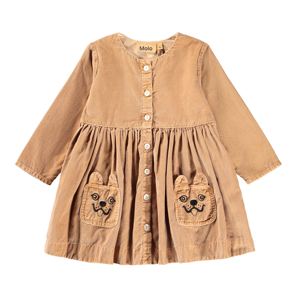 Charlie Pomeranian Dress - Brown
