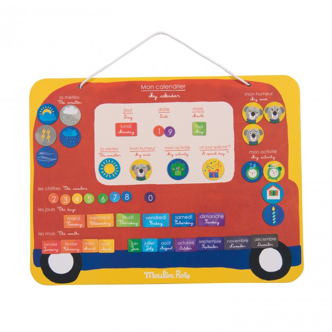 Magnetic calendar Les Popipop