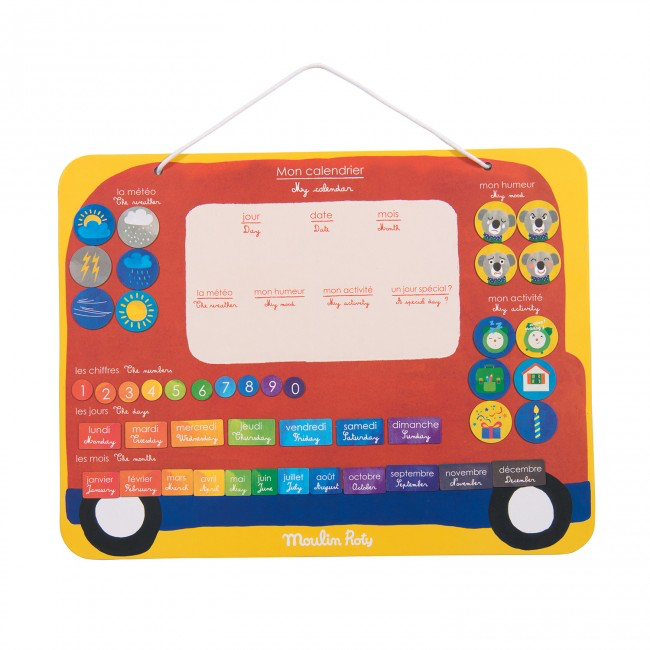 Magnetic calendar Les Popipop