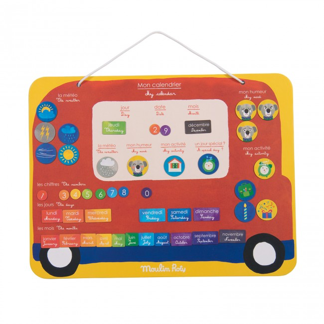 Magnetic calendar Les Popipop