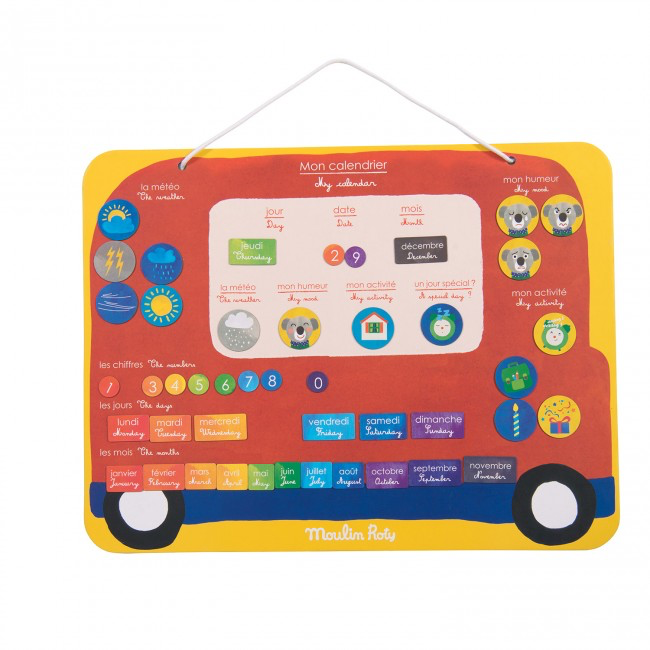 Magnetic calendar Les Popipop