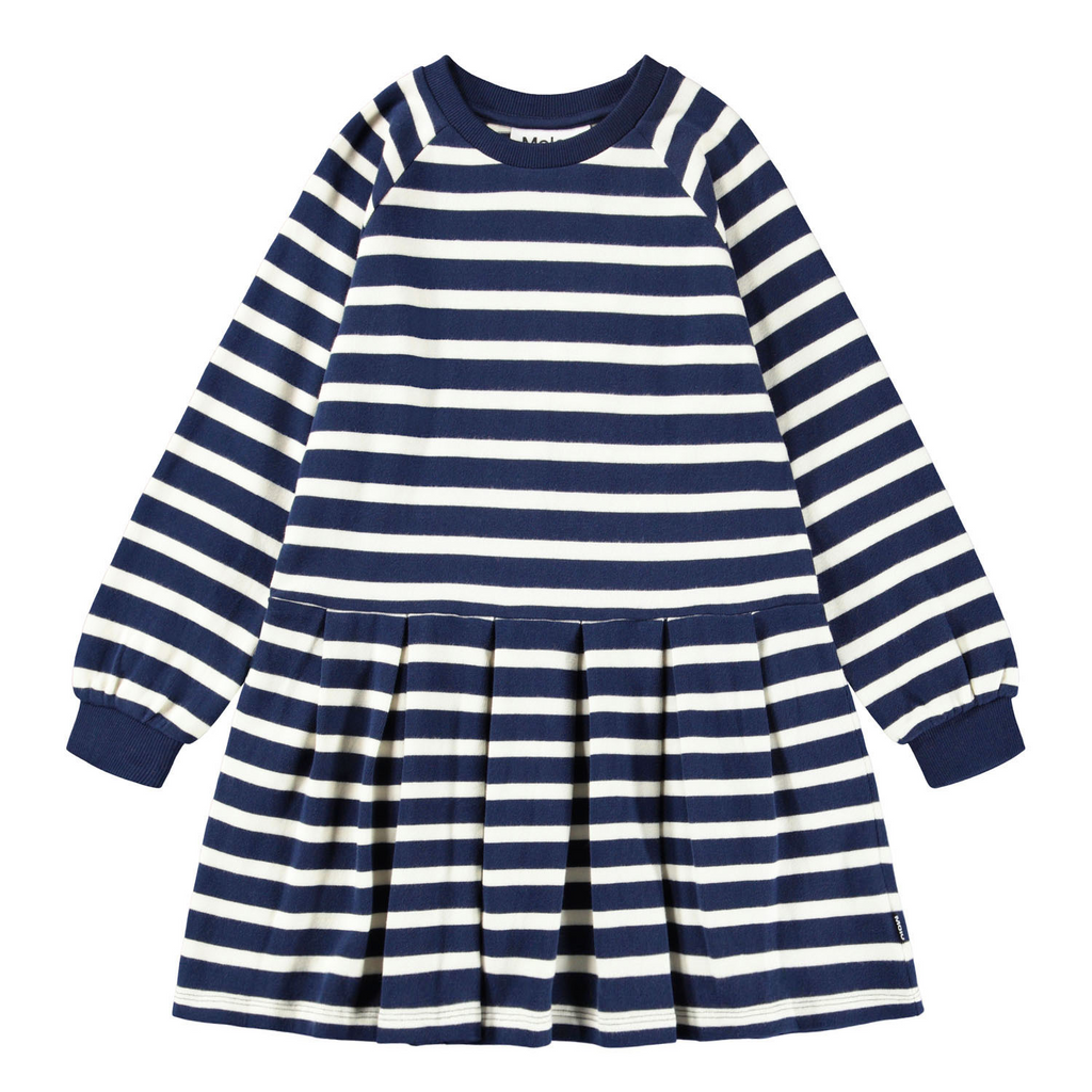 Christa Dress - Blue Cream