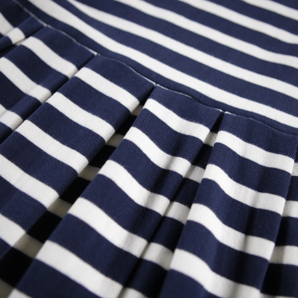 Christa Dress - Blue Cream