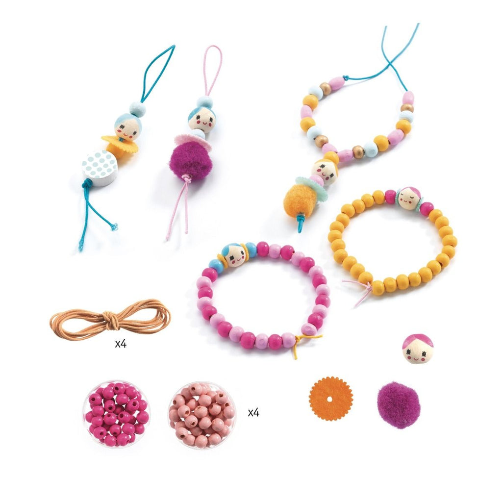 Djeco Jewellery Kit Beads and Figurines