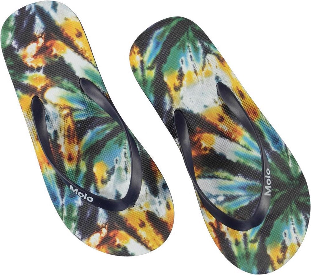 Zeppo - Tie Dye Swim Flip Flops