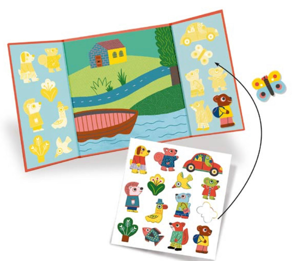 Create With Stickers - Animals