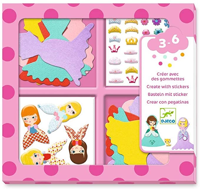 Create With Stickers - I Love Princesses