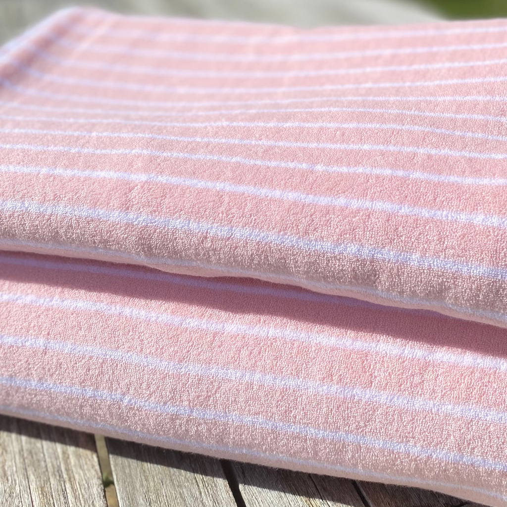 Beach Towel – Rose / White