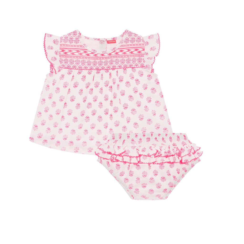 Baby Girl Romper Set Pink