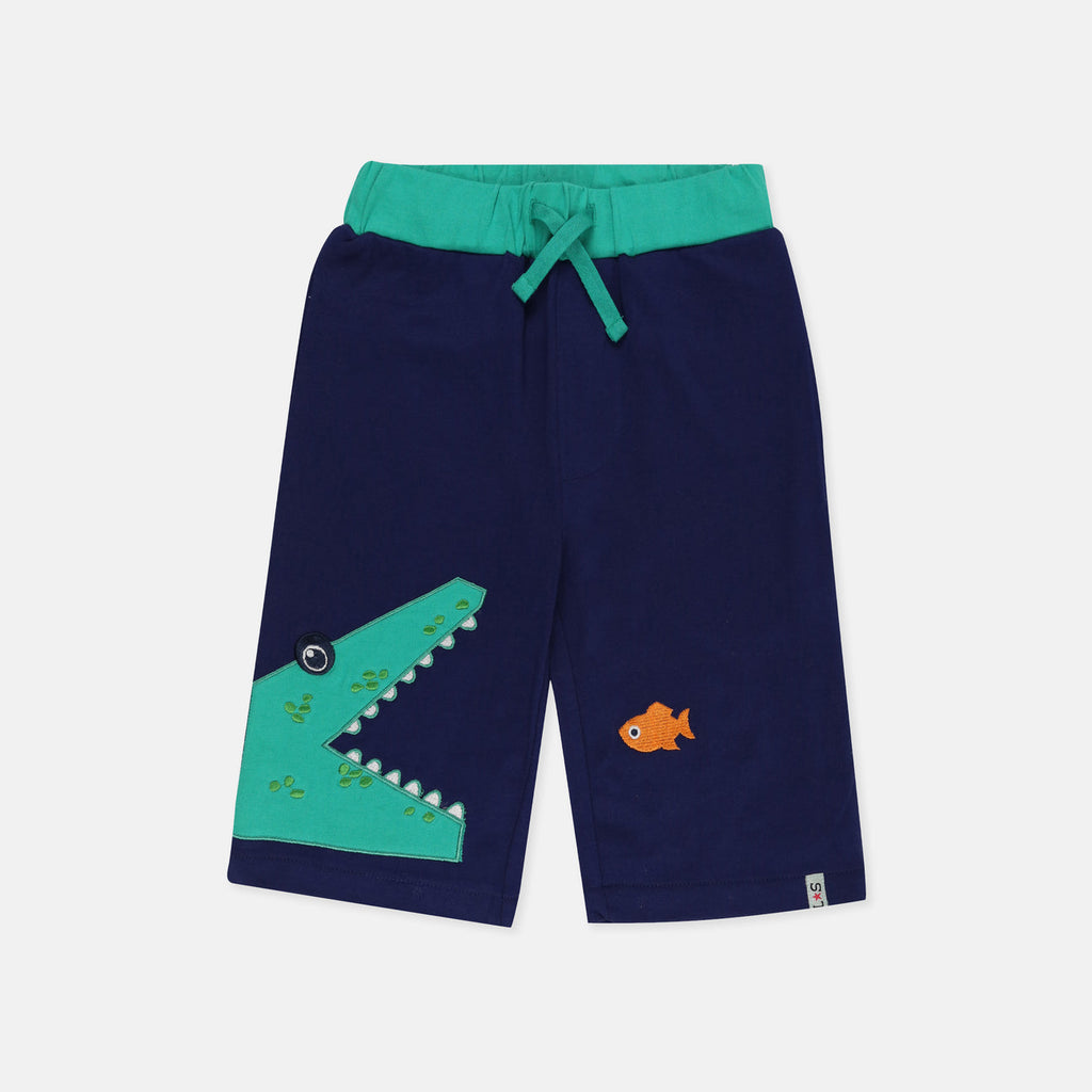 Croc Applique Shorts