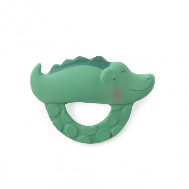 Crocodile Rubber Ring Teether Sous Mon BNaobab