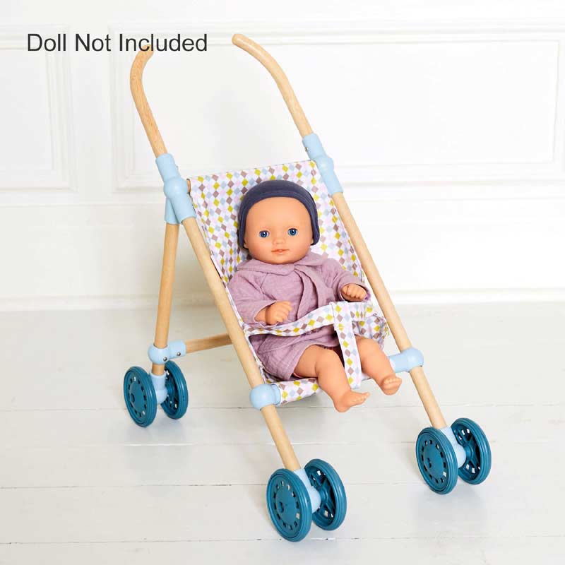 Pomea Wooden Stroller - 44cm