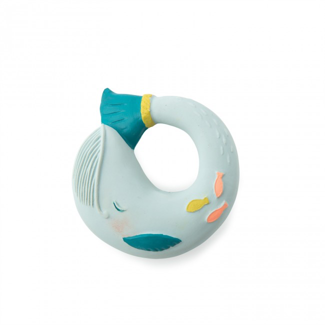 Whale Rubber Ring Teether Le voyage d'Olga