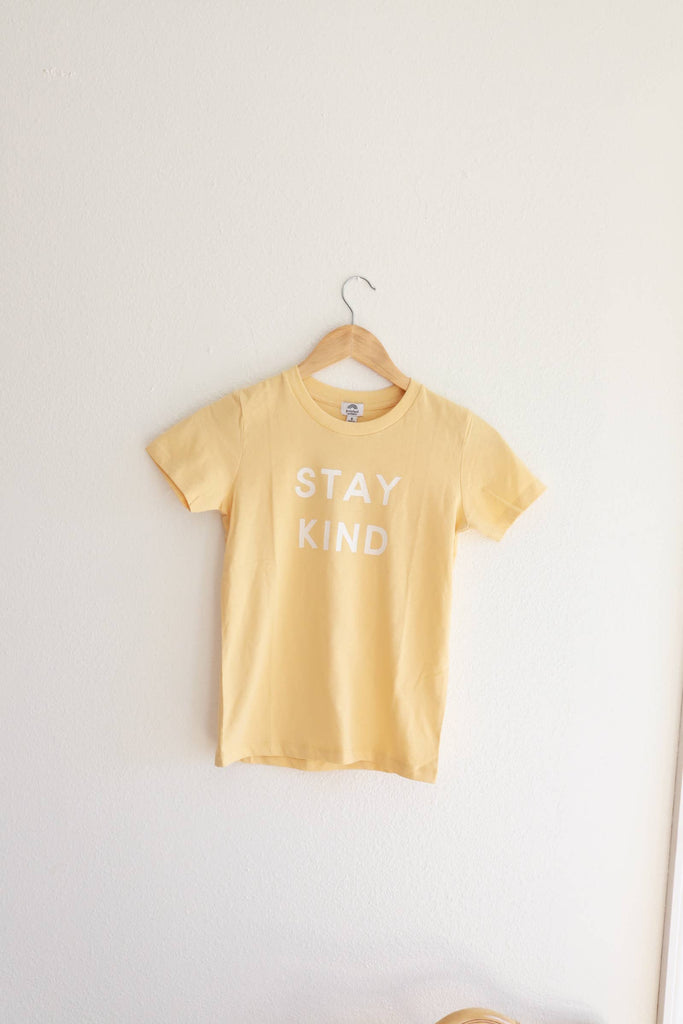 Stay Kind T-Shirt - Sundress Yellow