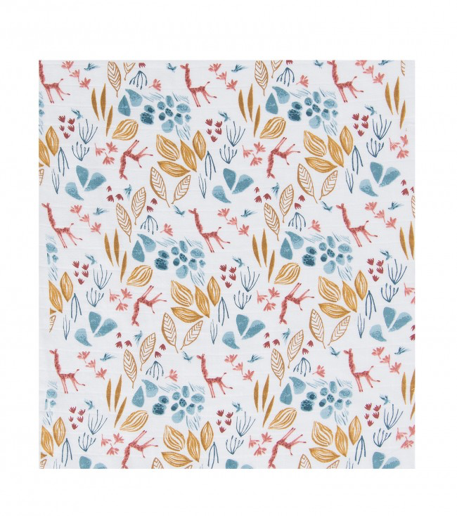 Set of 3 Muslin Squares Sous mon Baobab