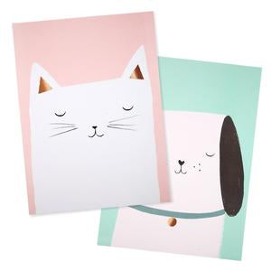 Cat & Dog Art Prints