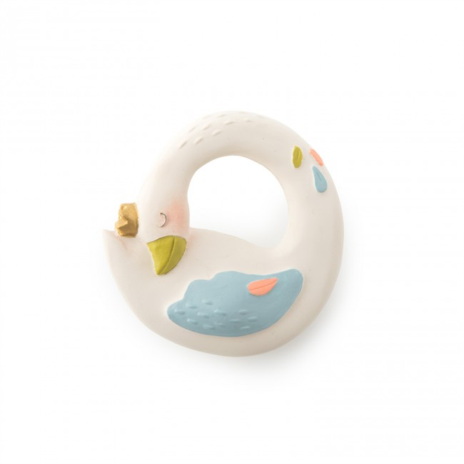 Goose Rubber Ring Teether Le voyage d'Olga