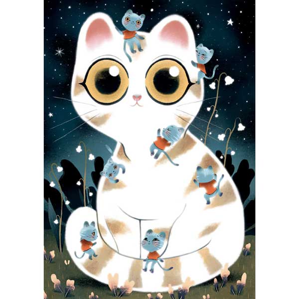 Cuddly Cats 50pcs Wizzy Puzzle