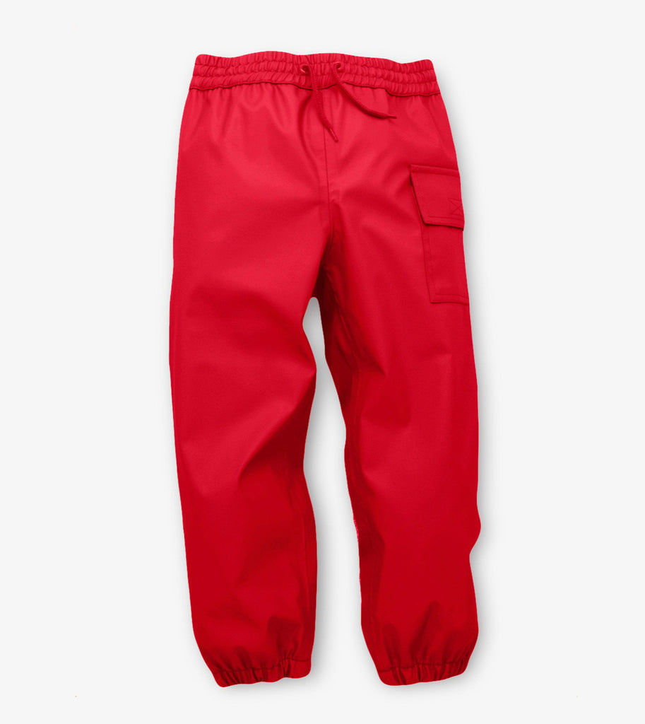 Classic Red Splash Pants