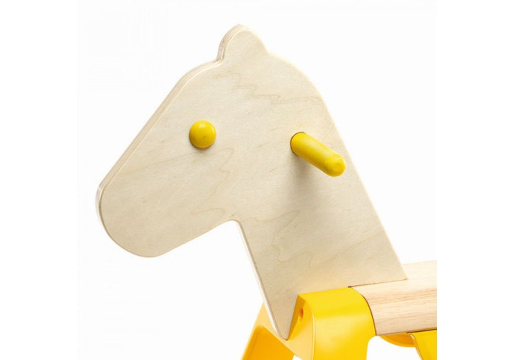 Yellow Rock'it Rocking Horse by Djeco