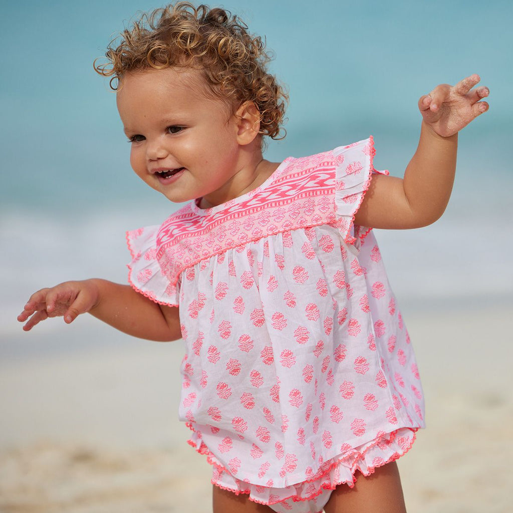 Baby Girl Romper Set Pink