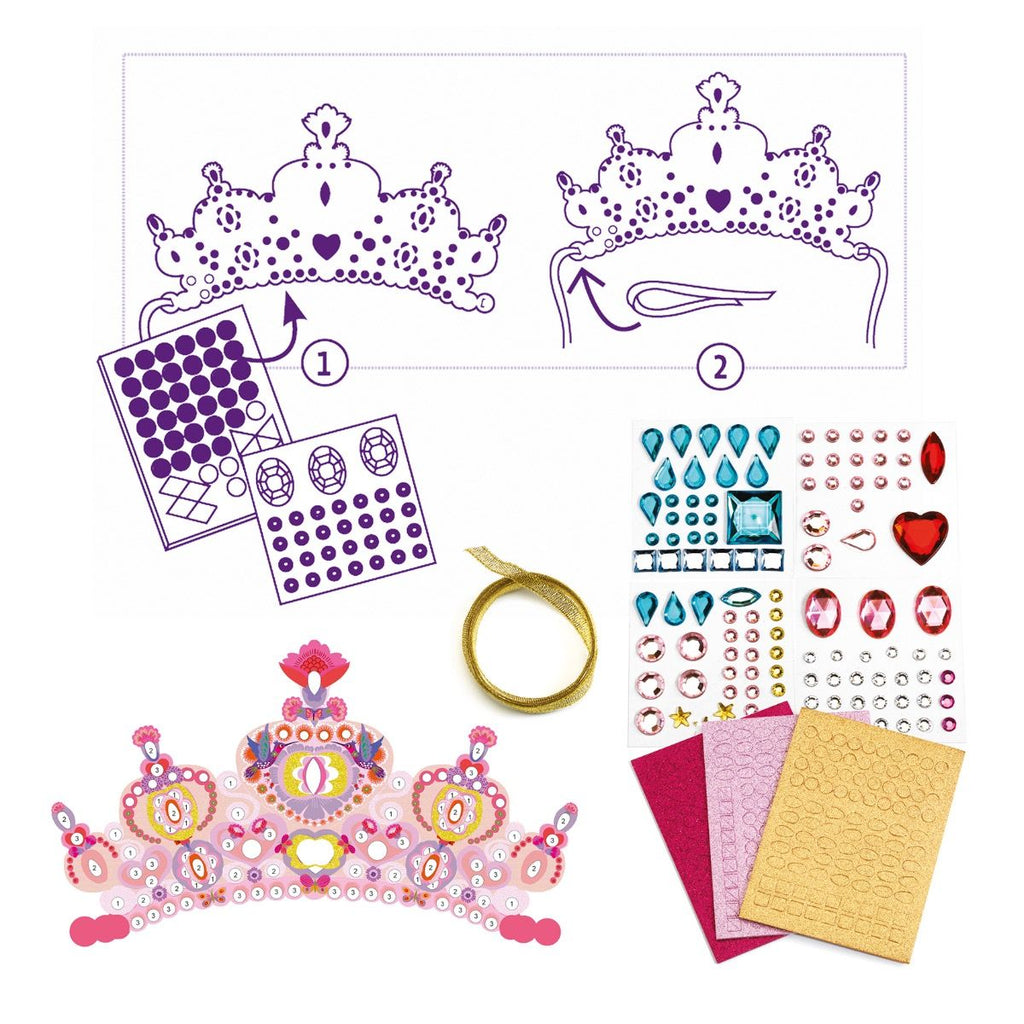 Do It Yourself -  Mosaic Tiaras -  Like a Princess