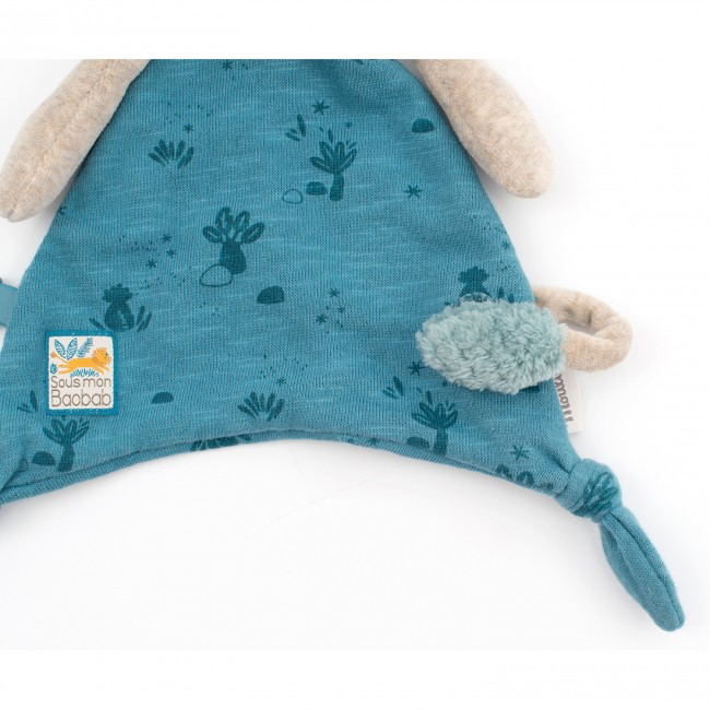 Elephant Comforter with Pacifier Holder Sous mon baobab ﻿