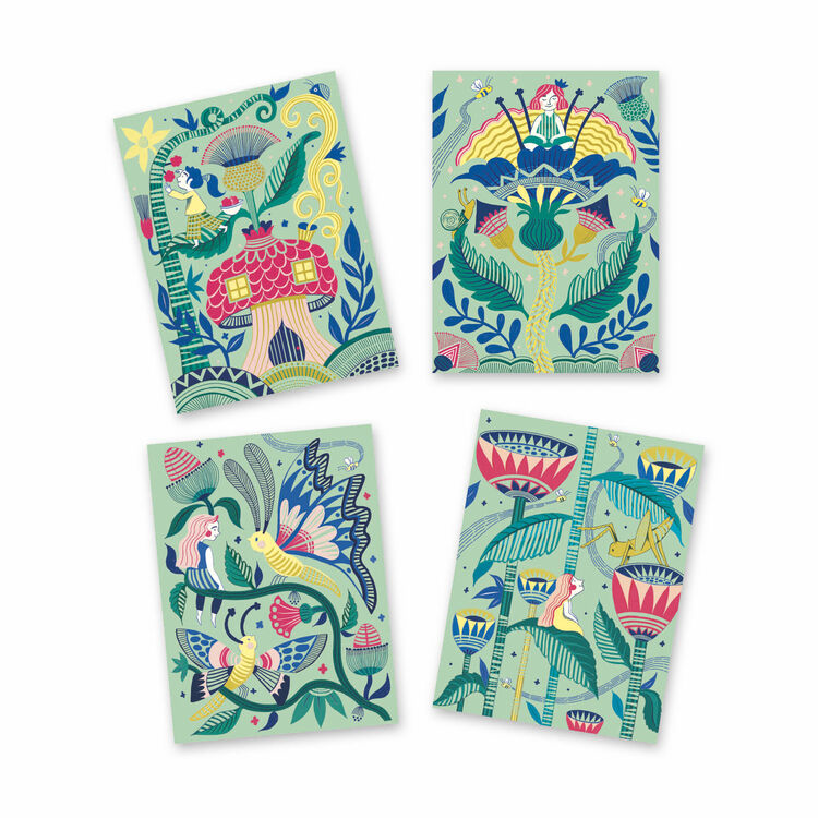 Scratch Cards - Fantasy Garden