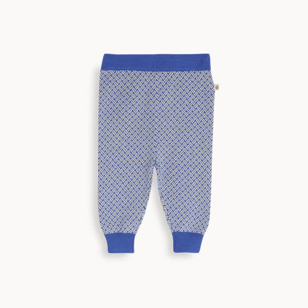 Stewie - Blue Knit Trouser