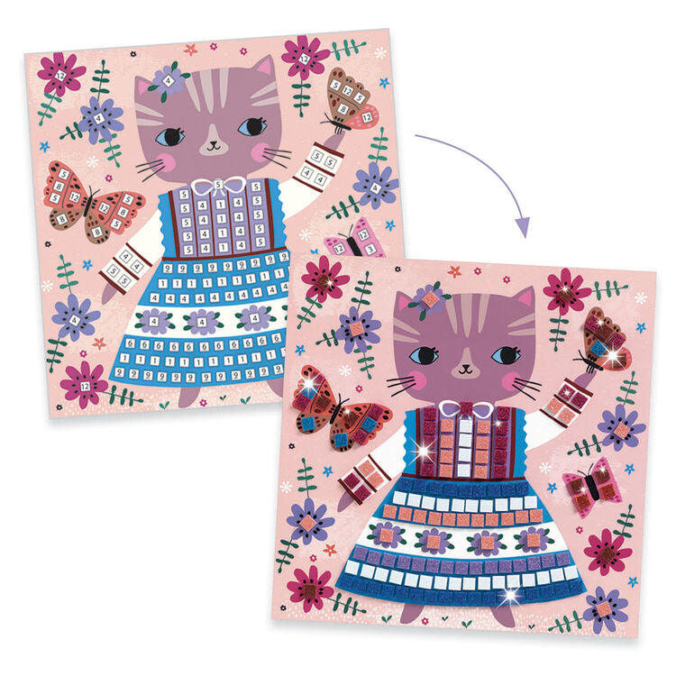 Lovely Pets Mosaic Kit by Djeco