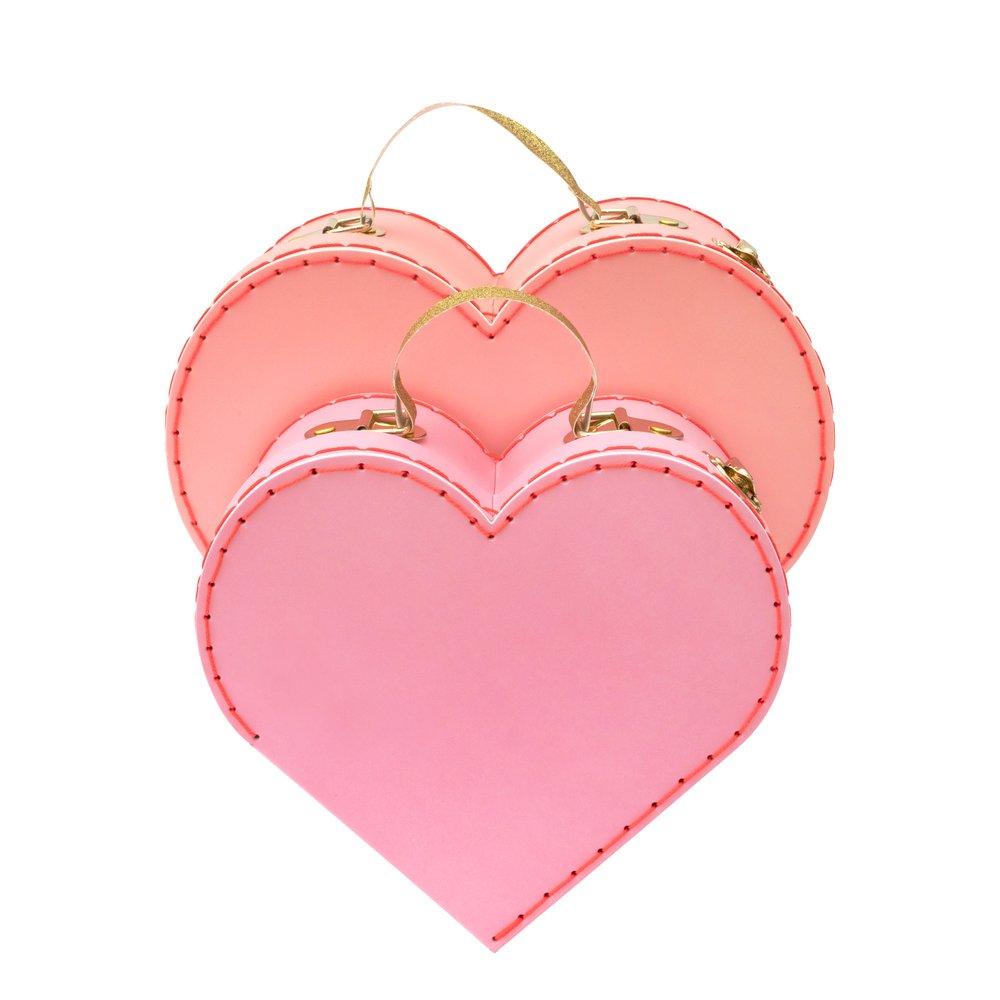 Heart Suitcases (set of 2)