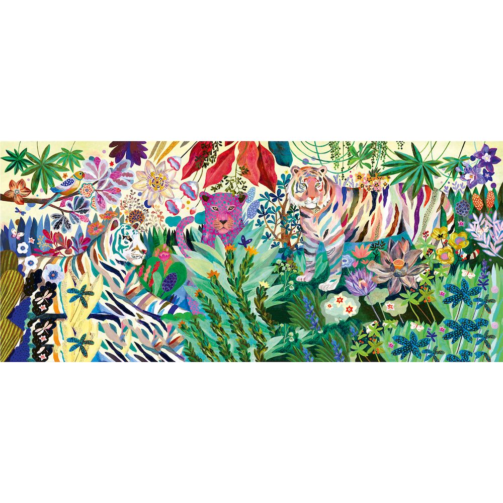 Gallery Puzzle - Rainbow Tigers 1000 pcs