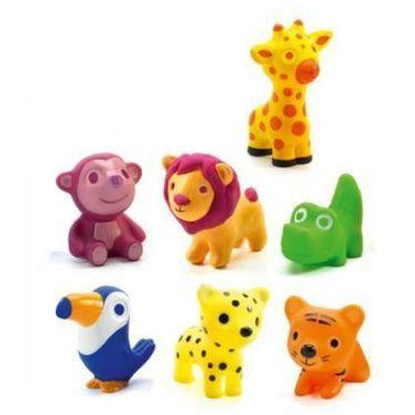 Djeco Soft Plastic Animal Figures - Troopo Savana