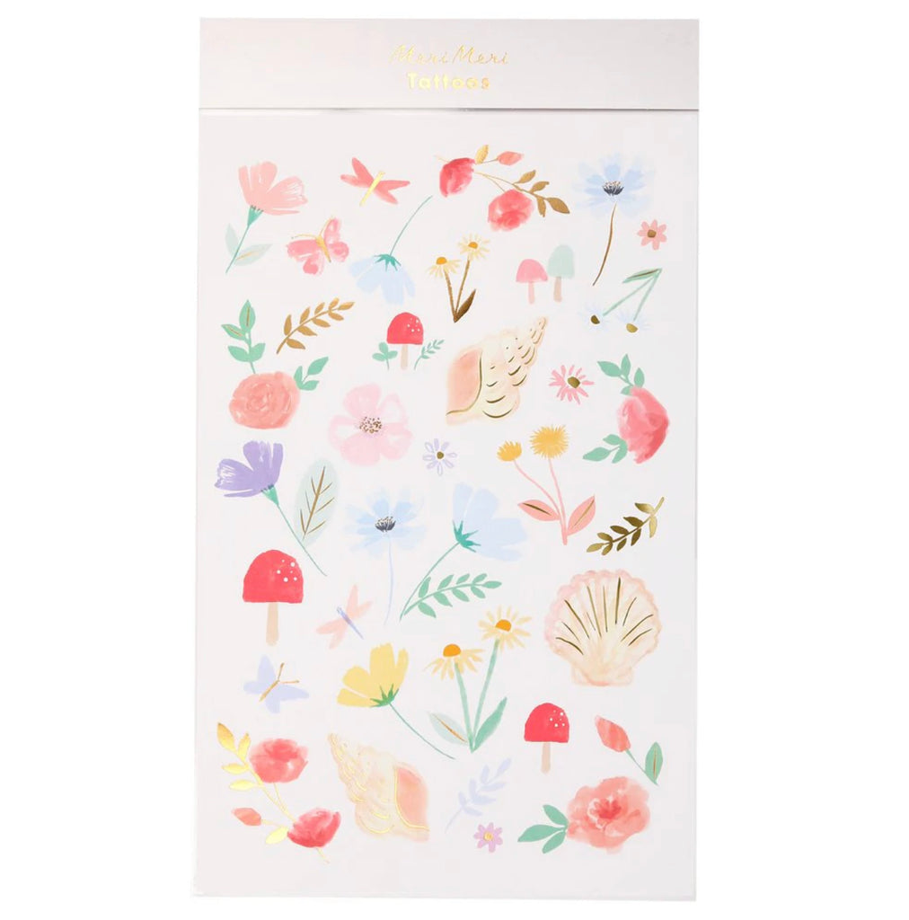 Floral Tattoos Sheets (set of 2 sheets)