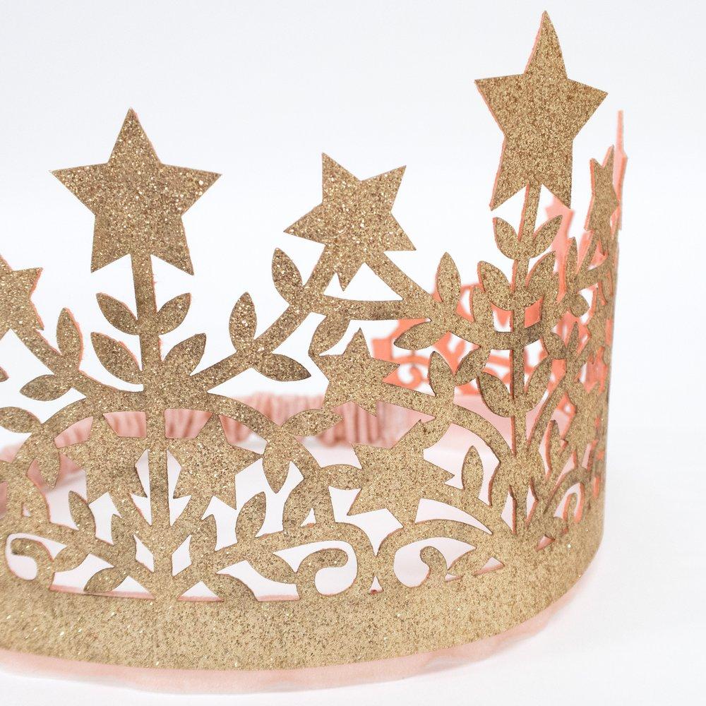 Glitter Fabric Star Crown