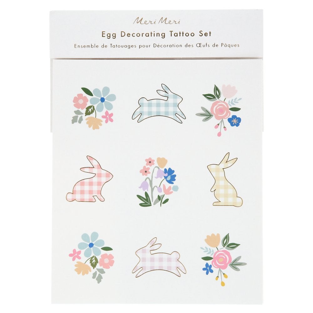 Egg Decorating Tattoo Set (set of 27 tattoos)