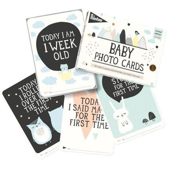 Over the Moon Baby Cards by Milestone
