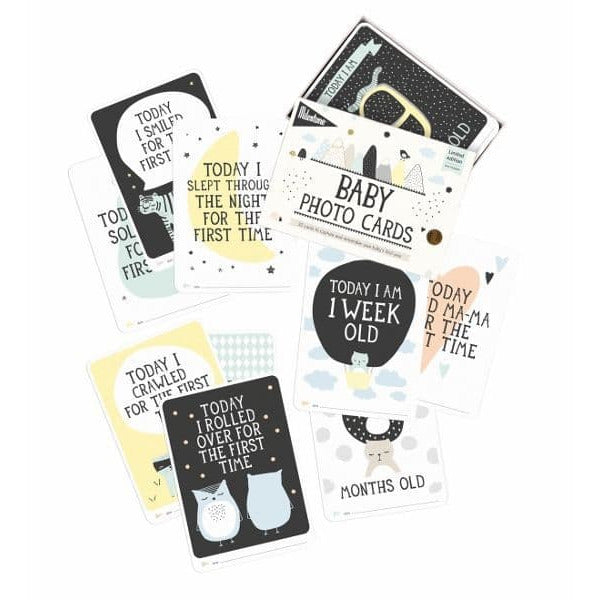 Over the Moon Baby Cards by Milestone