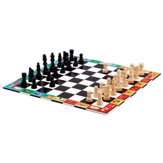 Djeco Chess & Checkers Board Game