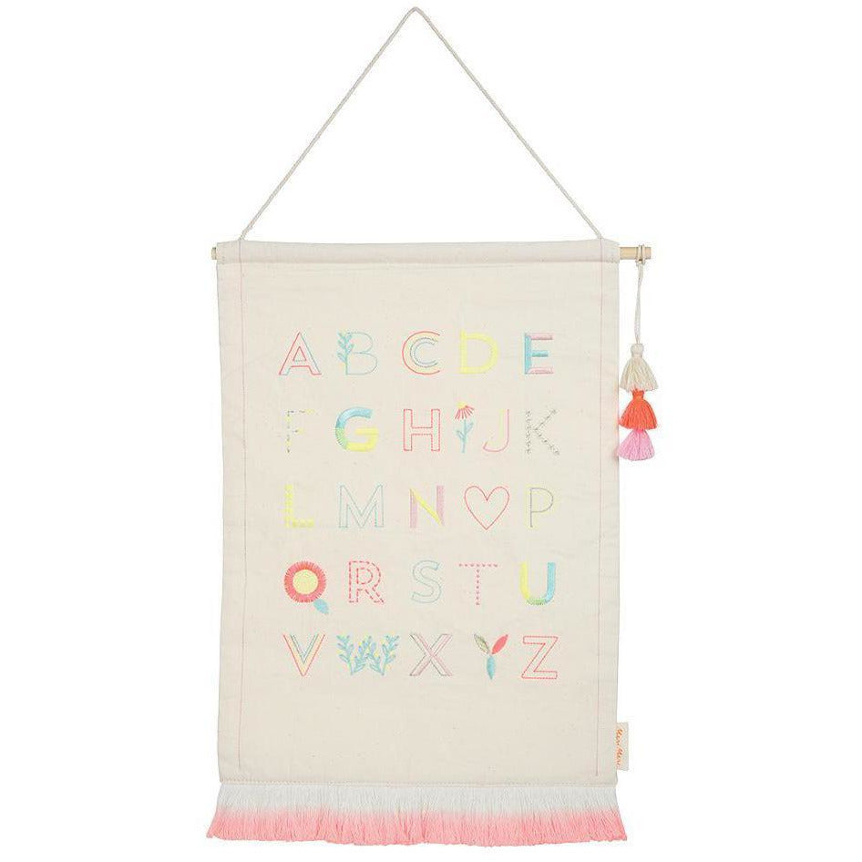 Pink Alphabet Wall Hanging